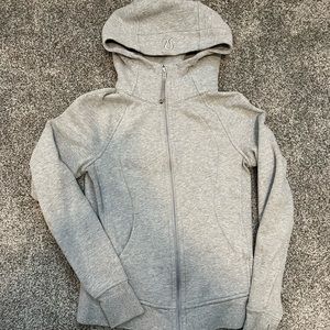 LuluLemon zip up hoodie, size 4.